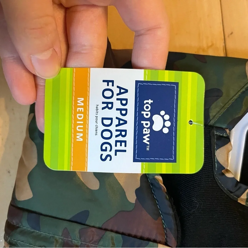 Top Paw NWT Dog Camo Vest Size Medium